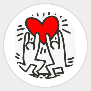 Love And Dance People Sticker